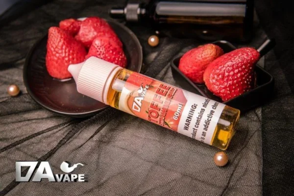 30/60ml煙油 DAVAPE TOFFEE STRAWBERRIES 草莓太妃糖（0/30mg）高品質尼古丁選擇