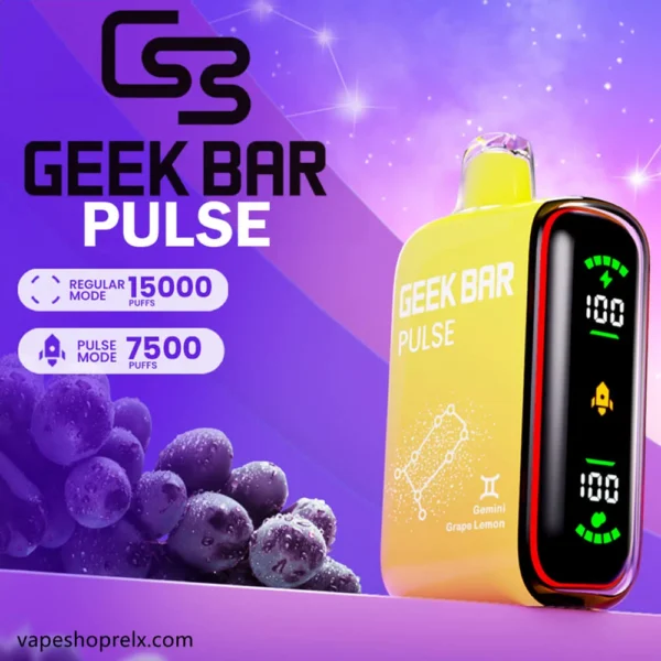 GEEK BAR PULESE 15000 Puffs 小火箭拋棄式電子煙 一次性霧化棒