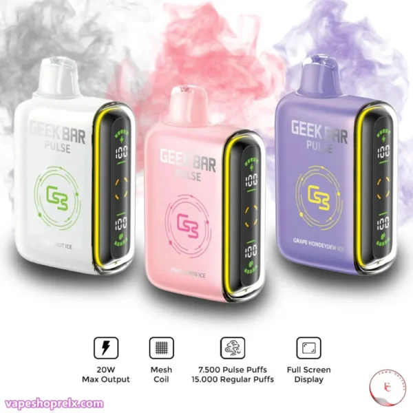 GEEK BAR PULESE 15000 Puffs 小火箭拋棄式電子煙 一次性霧化棒