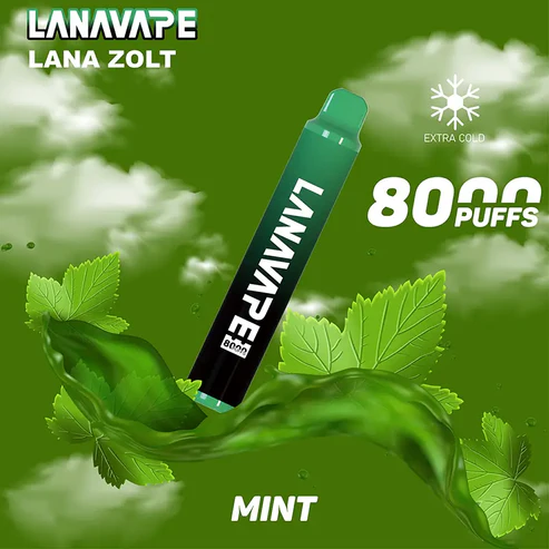 爆紅小煙 |LANA 8000 PUFFS 拋棄式一次性電子煙 台灣電子煙推薦