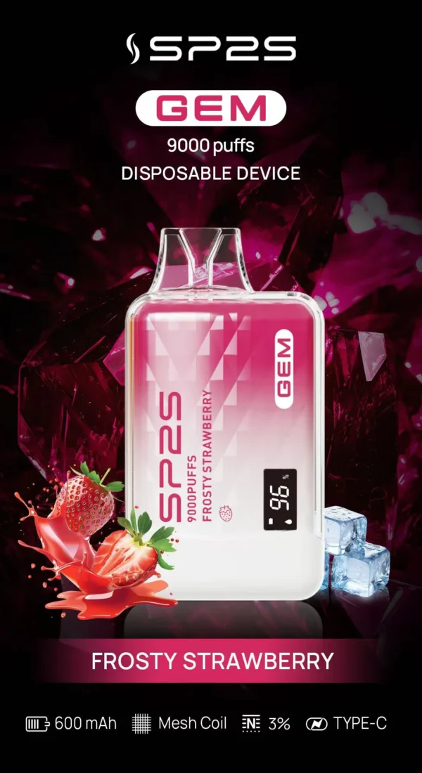 種草安利 SP2S GEM 9000 PUFFS 拋棄式電子煙 一次性霧化桿