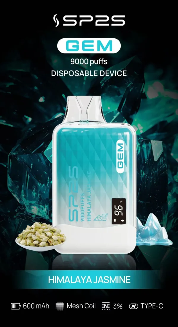 種草安利 SP2S GEM 9000 PUFFS 拋棄式電子煙 一次性霧化桿