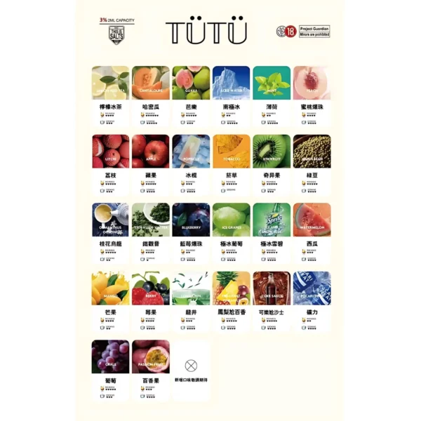 全新升級回歸｜TUTU煙彈 原TUT一代更名 通用Relx主機一代