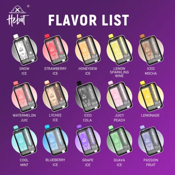 喜貝 Hebat 10000 puffs 拋棄式 一次性電子煙 台灣電子煙推薦