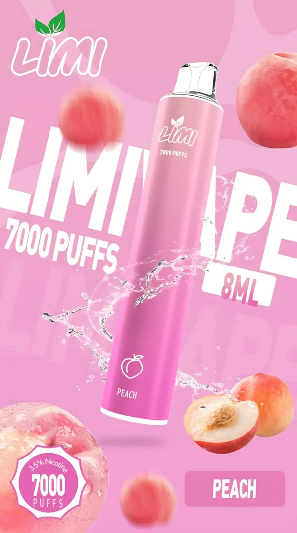 LIMI 7000 PUFFS 發光拋棄式電子煙 台灣一次性電子煙推薦